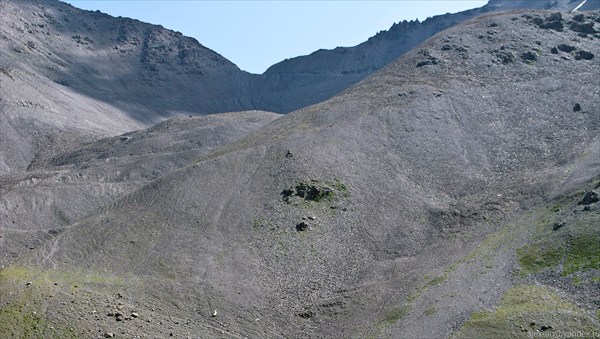 Перевал Кегеты с юга.